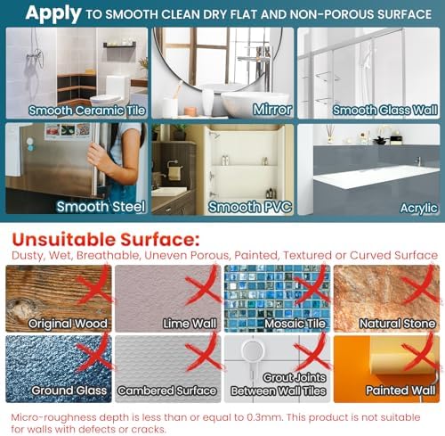 SAFEST and CONVENIENT shower shaving mirror