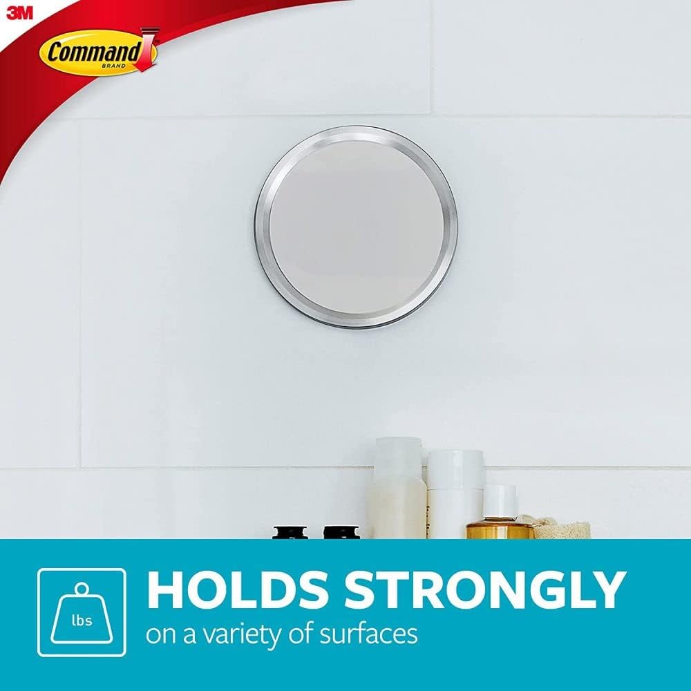Command Bath MirrorSatin Nickel Durable Performance