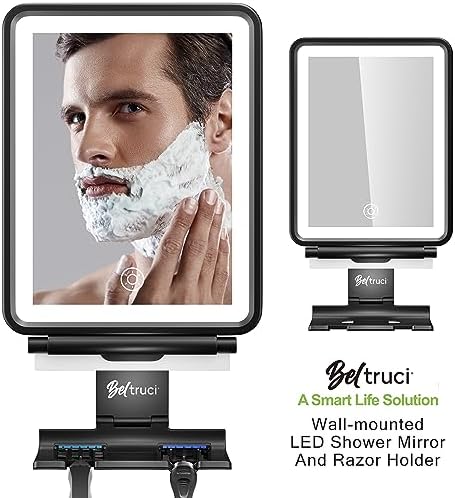 Fog-Free Showers with LED Light