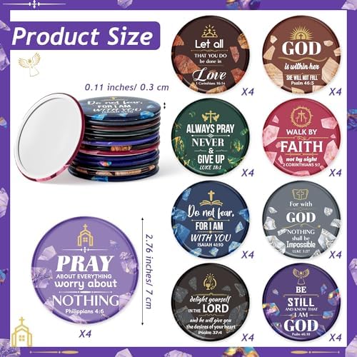 Y1tvei 36-Piece Compact Mirrors Set