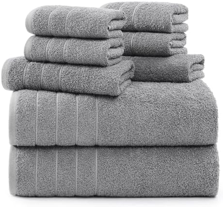 Luxurious 100 Cotton Bath Towel Set - Heavy Duty Soft and Absorbent