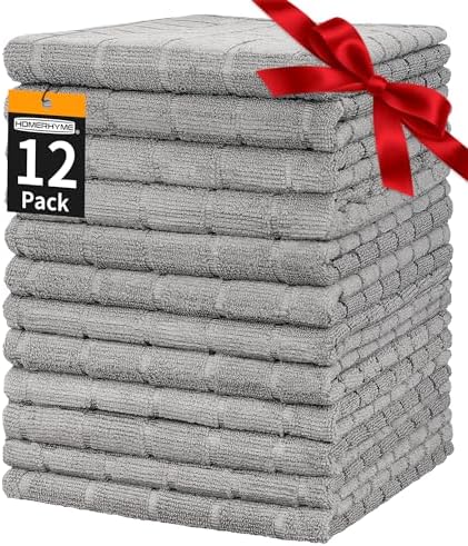 High-Quality 12-Pack Hand Towels with Soft Microfiber for Quick Dryness