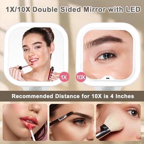 10X Travel Makeup Mirror