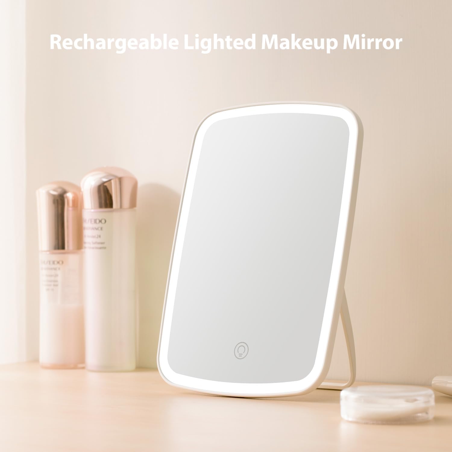 NEZZOE Rechargeable Makeup Mirror with Touch Controls
