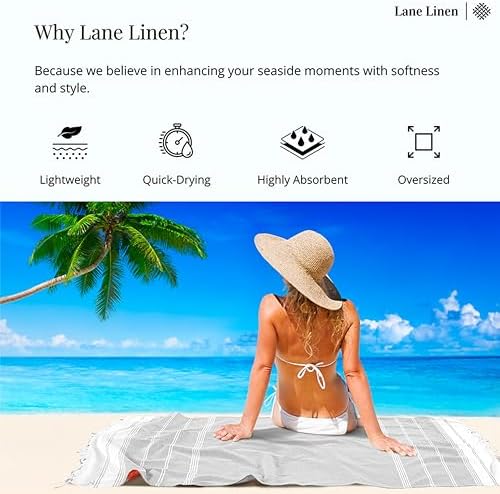 lanenlinen beach towels 4 pack