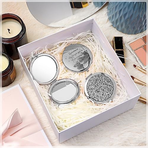 10-Piece Inspirational Compact Mirrors for Women and Appreciation Gifting