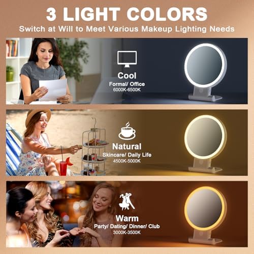 Versatile 1X 30X Magnifying Mirror for Travelers and Professionals