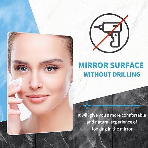 Perfect Multi-Use shower mirror for shaving with razor holder