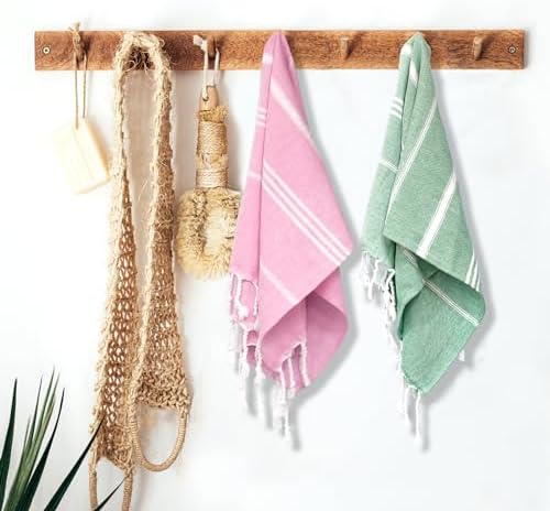 Cabanana Turkish Hand Towels 2-Pack 16x40 Inch 1