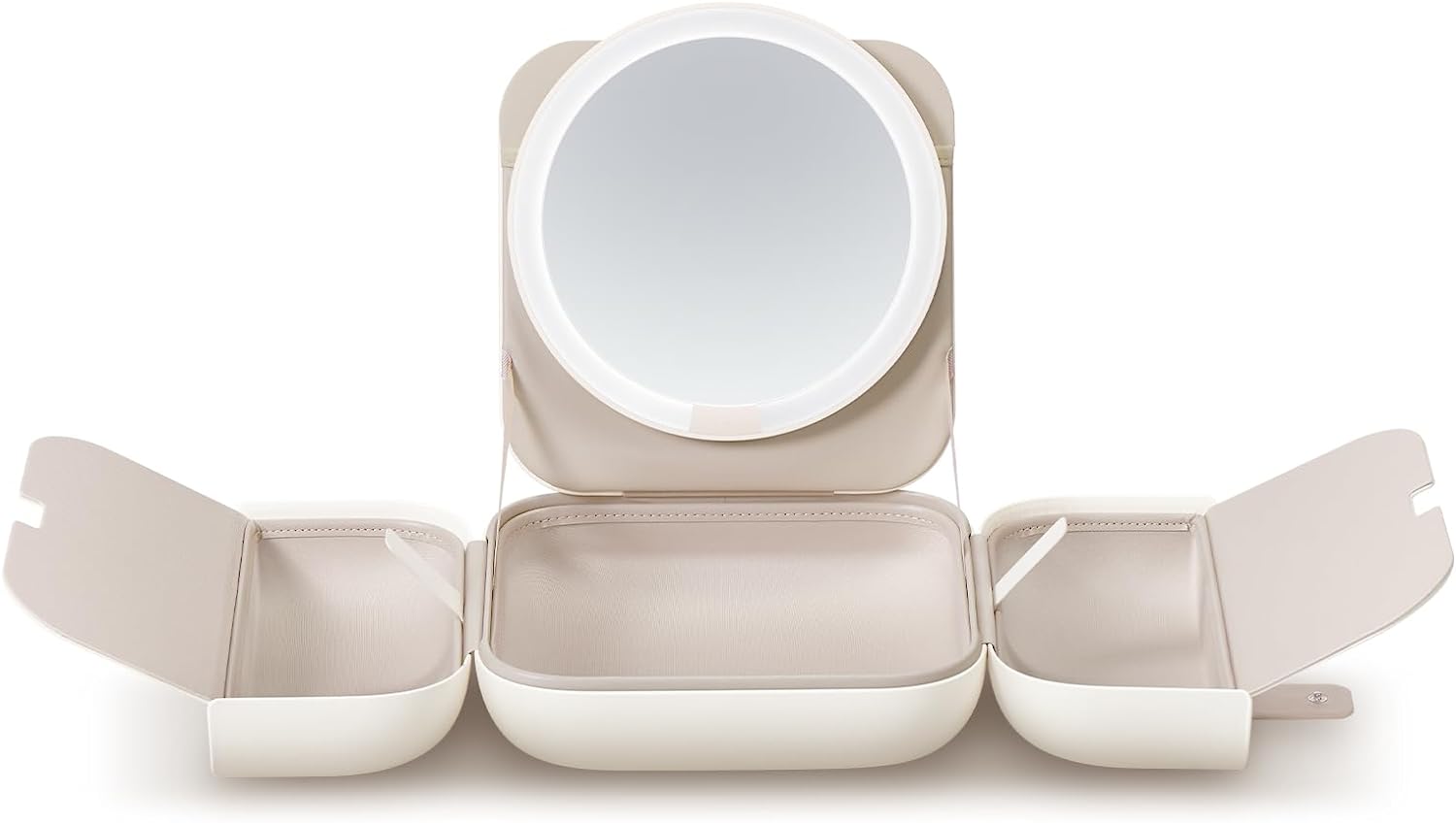 AMIRO LumoCube Travel Makeup Organizer White