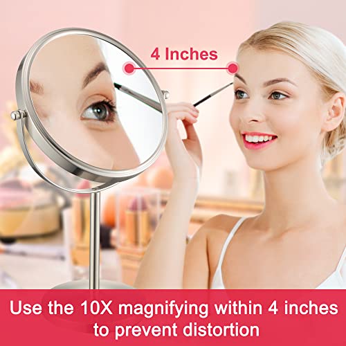 10x Magnifying Mirror for Make-up Precision