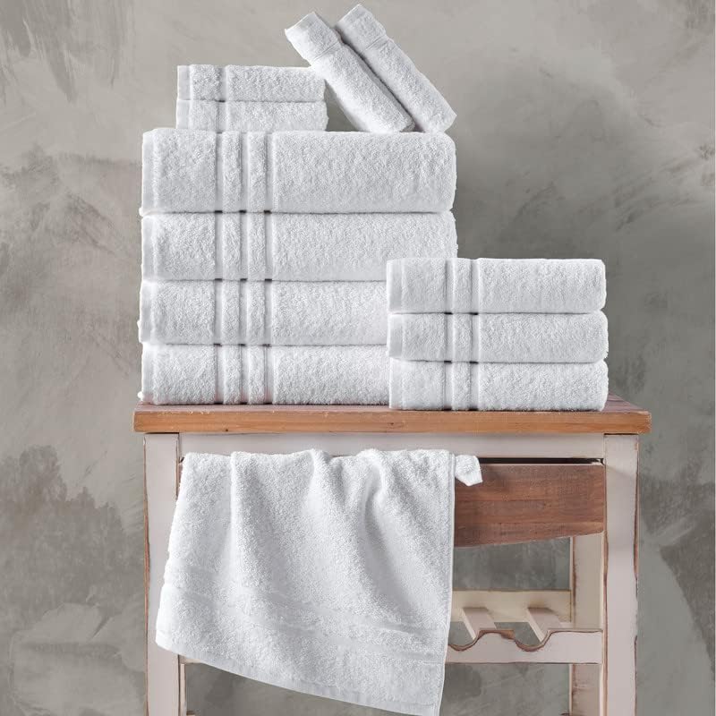 Elegant 16x29 Hand Towels for Home Spa Turkish Cotton