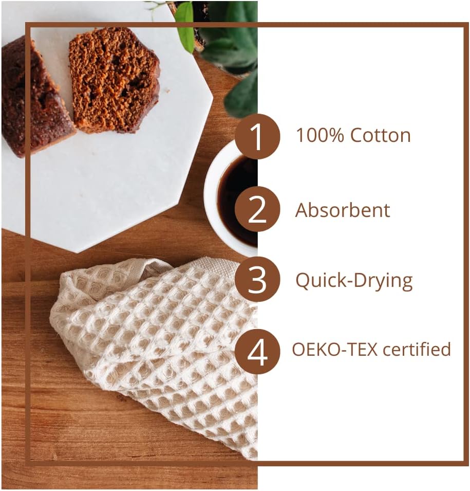 Modern Luxurious Waffle Washcloth Set