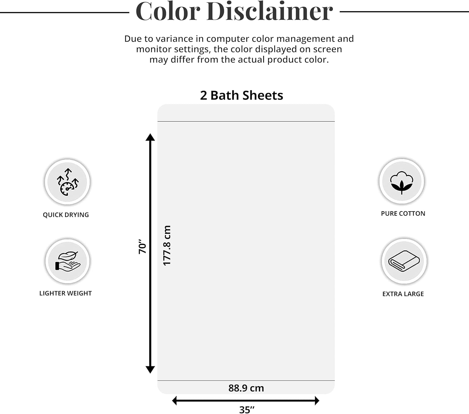 Tens Towels vs 2-Piece Extra Large Bath Sheet Set