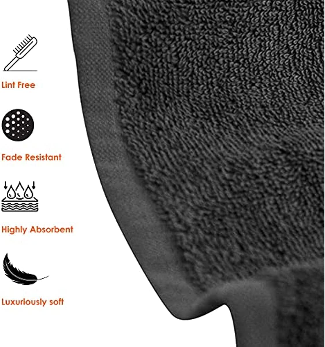 Luxury Bath Towels for Use at Home Spa Gym or Pool