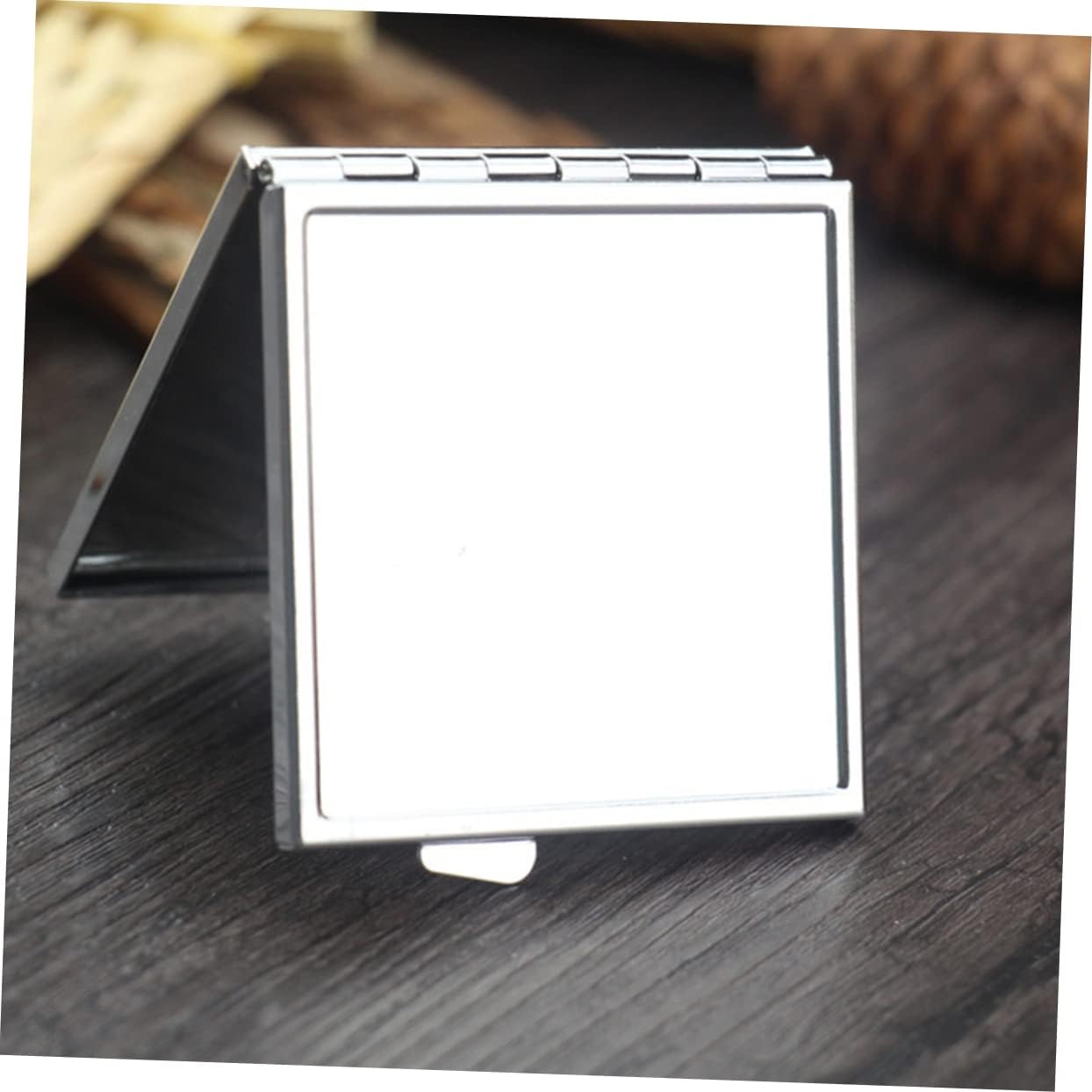 Minkisky 3PCS Compact LED Travel Makeup Mirror with Wall Mount Folding Design