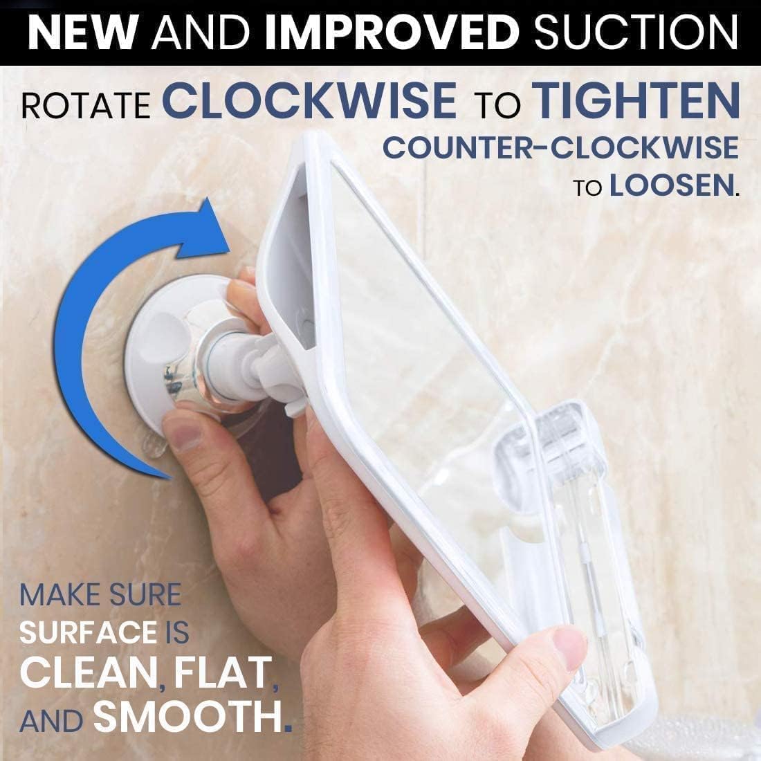 Mirrorvana Dual Anti-Fog Shower Mirror