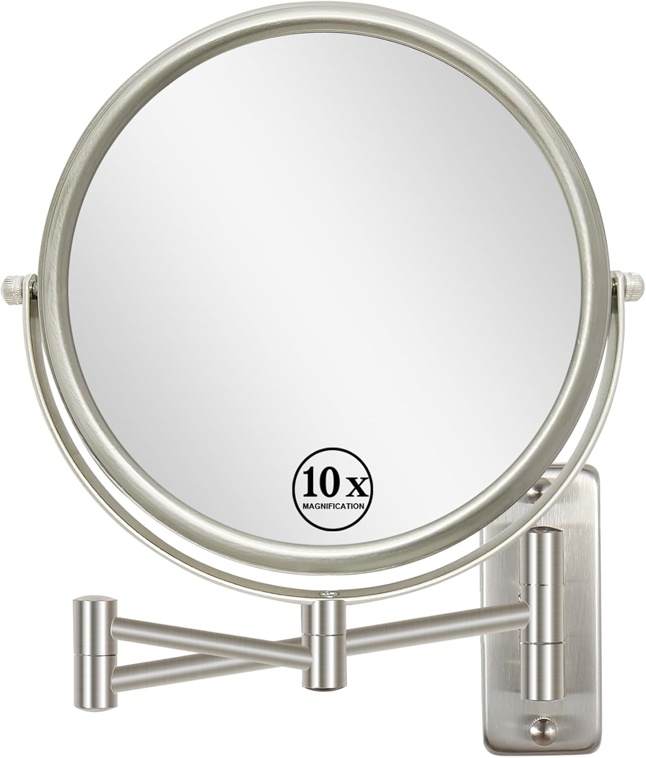Erlingeryi 8 Double-Sided 10X Makeup Mirror for Bathroom