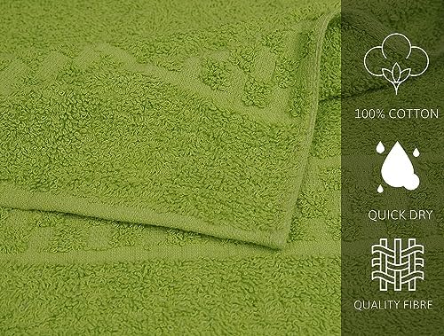 Zuberia 7-Pack Luxurious 30x54 Cotton Bath Towels Soft Durable