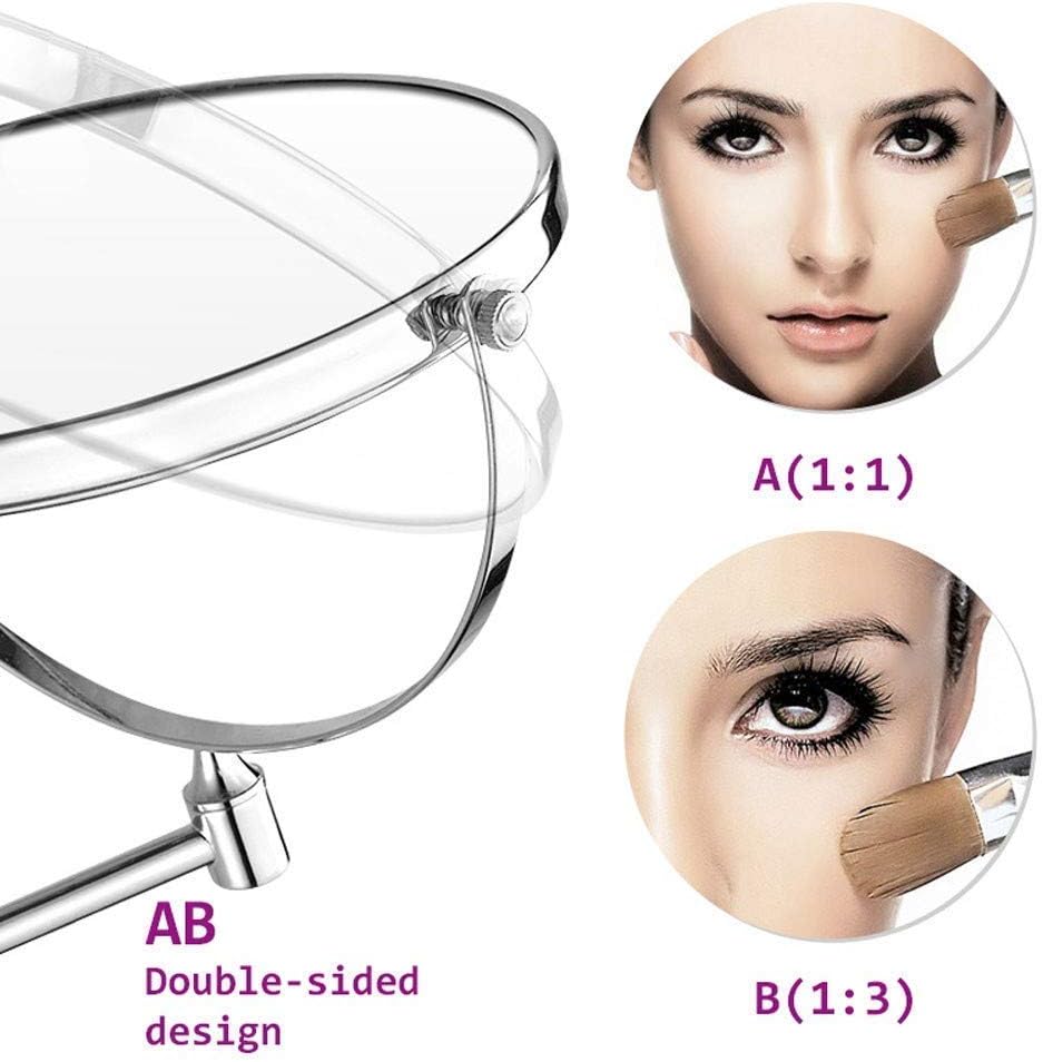 LCARY 1Pc Compact Foldable Vanity Mirror for Women