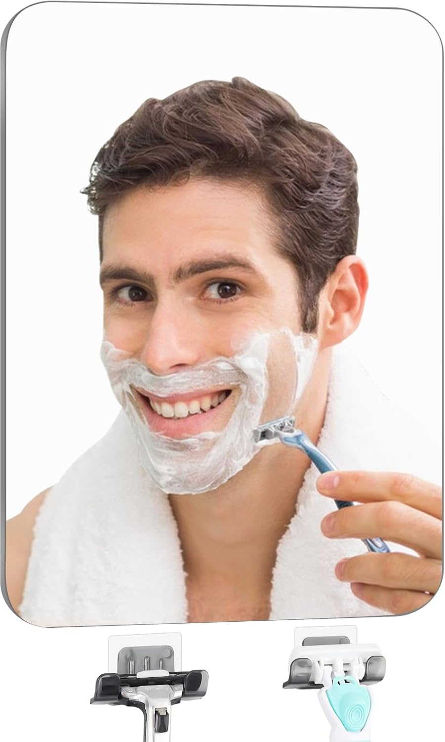 Luxury Fog-Free Shower Mirror for Shaving