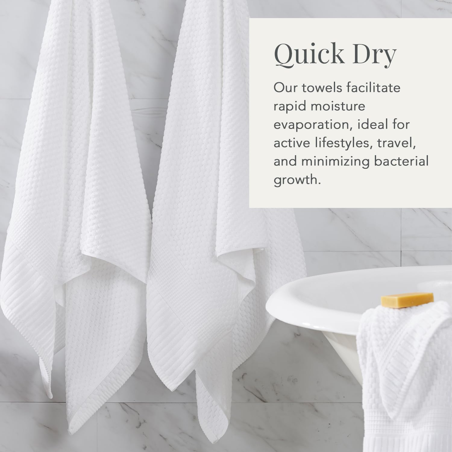 NY Loft 100 Cotton Bath Towels Set
