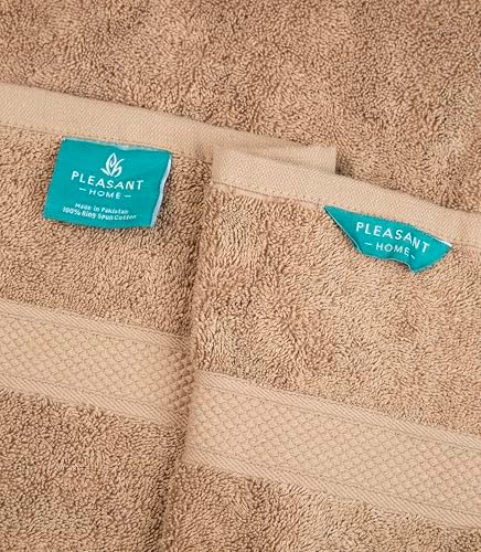 Luxury Cotton Bath Towels Set 6