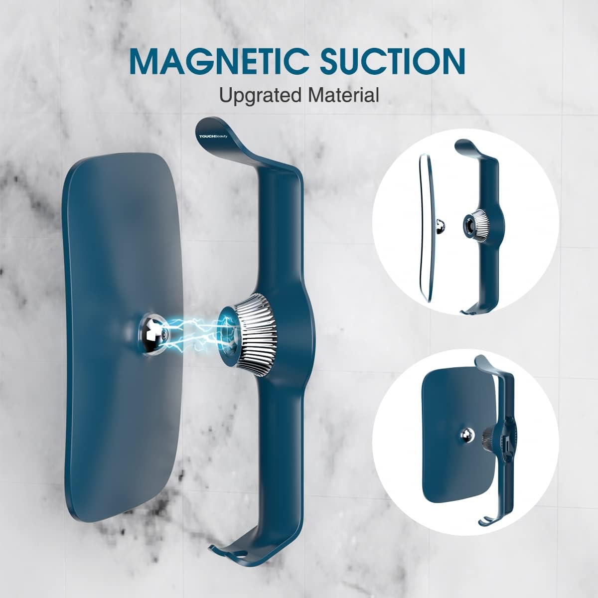 TOUCHBeauty 3X Magnification Shower Mirror with Razor Holder