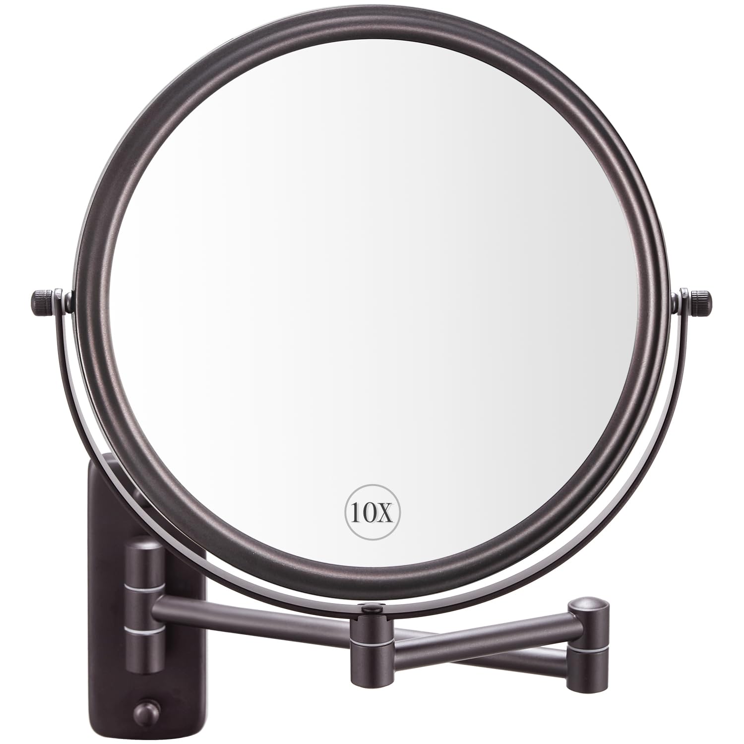 Decluttr 9-Inch Wall-Mounted Magnifying Mirror for Bathroom