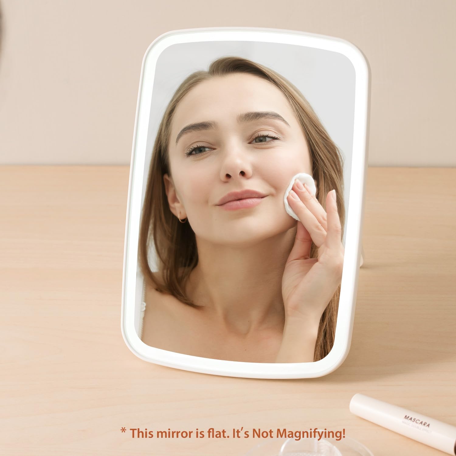NEZZOE Rechargeable Makeup Mirror with Touch Controls