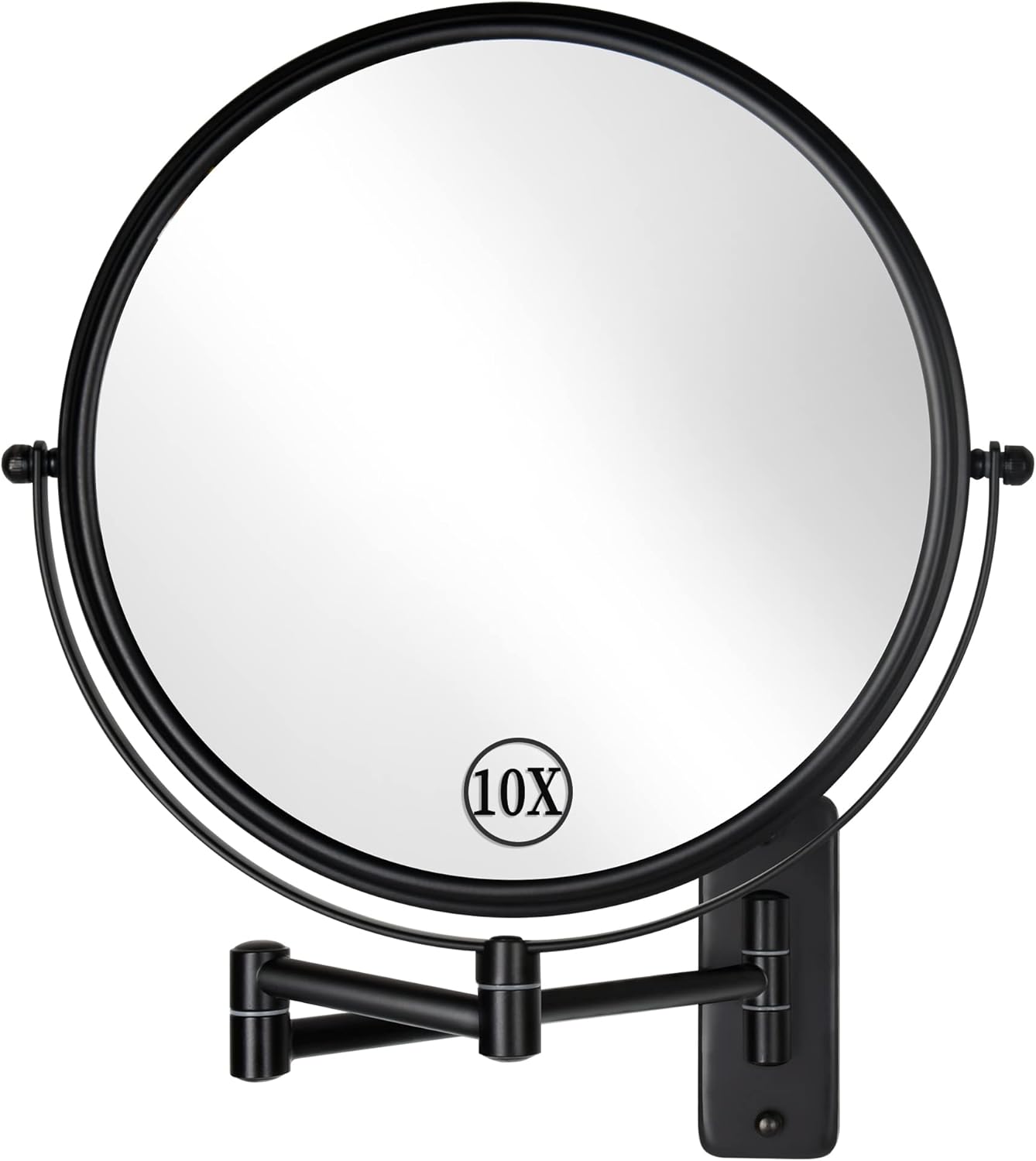 decluttr 9 wall mirror with magnifier