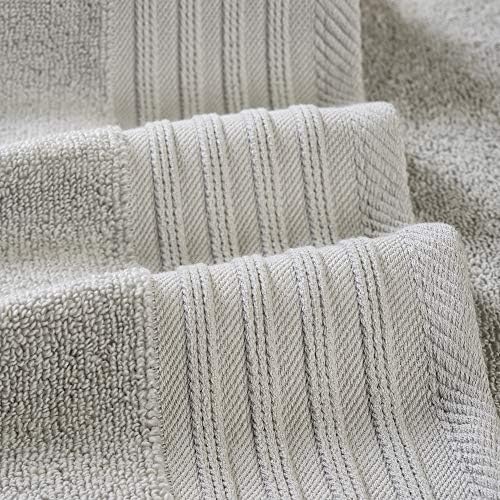 Amrapur Overseas 6-Piece Yarn Dyed Diamond Gate Jacquard Towel Set - Seafoam