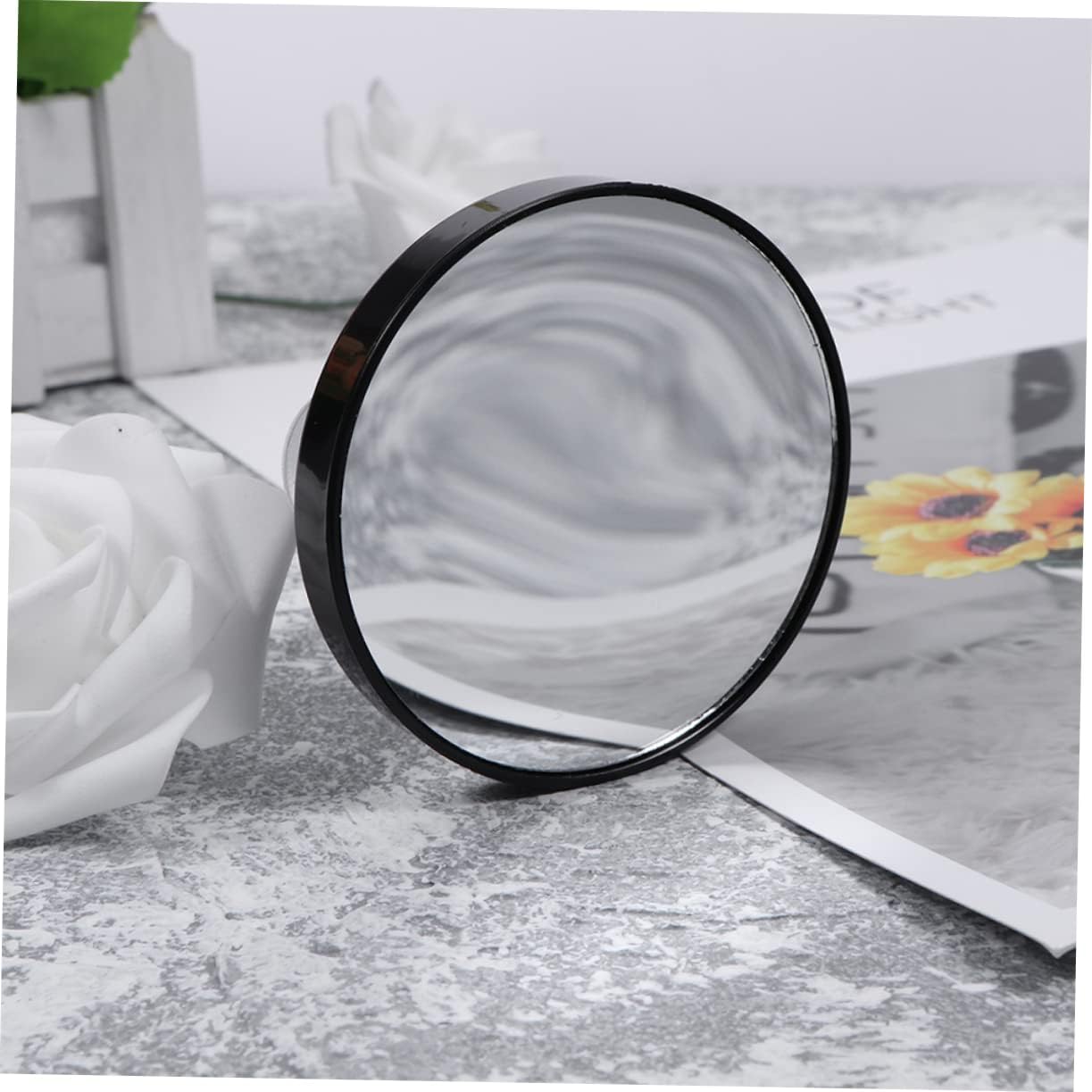 Suction Cup Magnifying Set Portable Beauty Care compact Black