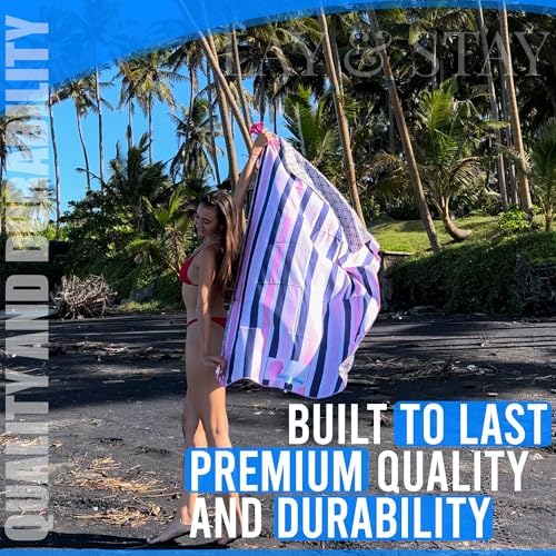 Lay Stay Sand-Free Summer Beach Towel