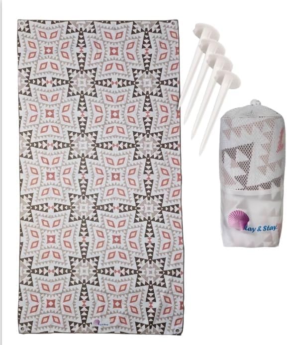 Lay Stay Sand-Free Summer Beach Towel