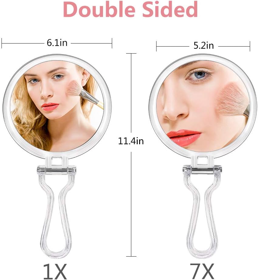 Cheftick Double Sided Hand Held Mirror