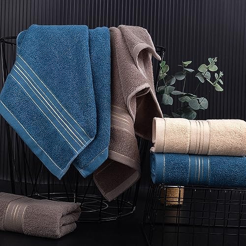Zuorery 3 Pack Hand Towels 13x30 Inch Cotton