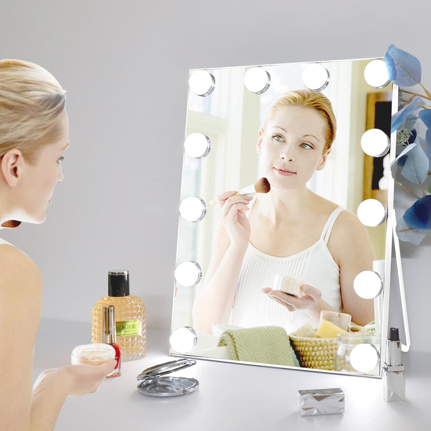 Despful 10x12 Vanity Mirror with 12 DimmableLED