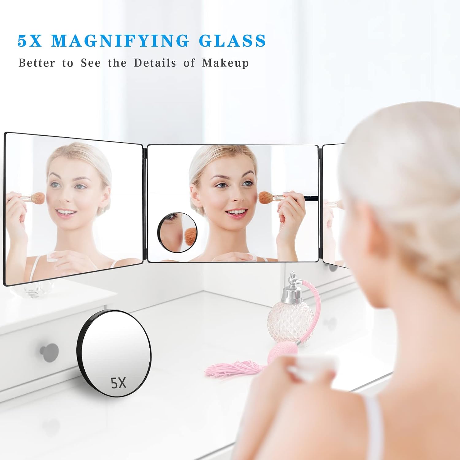 3-Way Mirror for Self-Haircut and Makeup