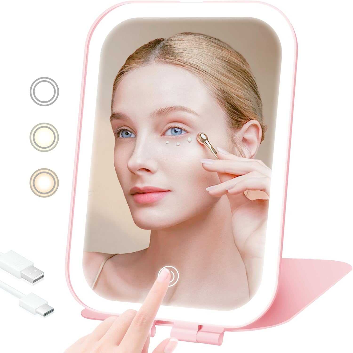 Travel Makeup Mirror - Compact Reusable