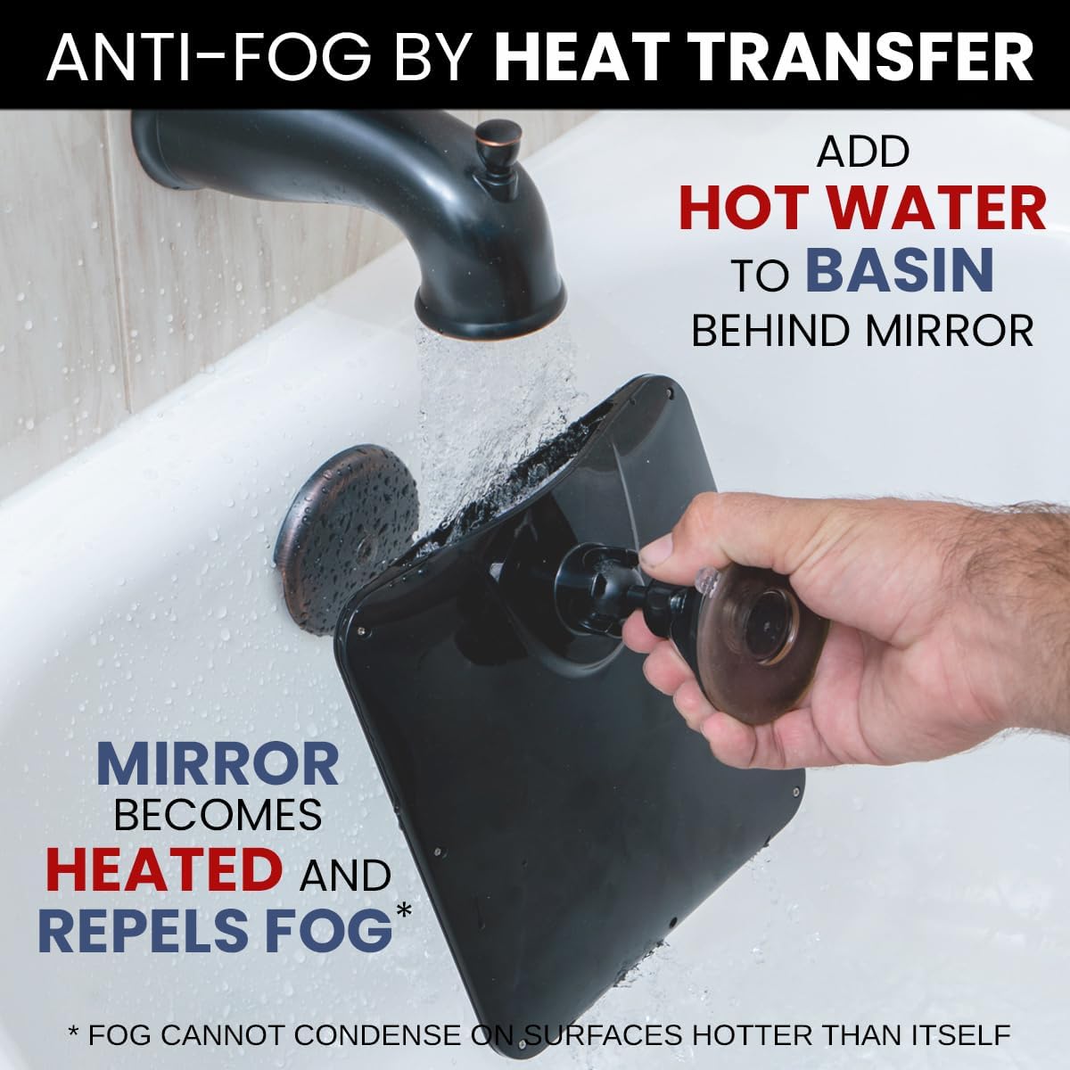 Professional Fogless Shower Mirror