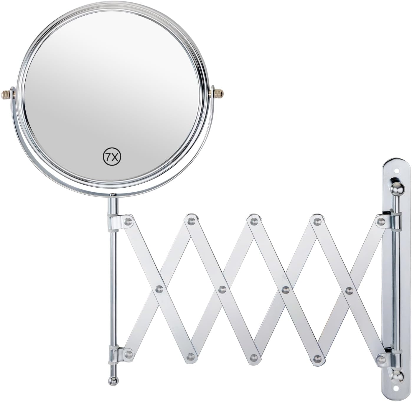 WELL W LINK 7 inch wall mounted makeup mirror