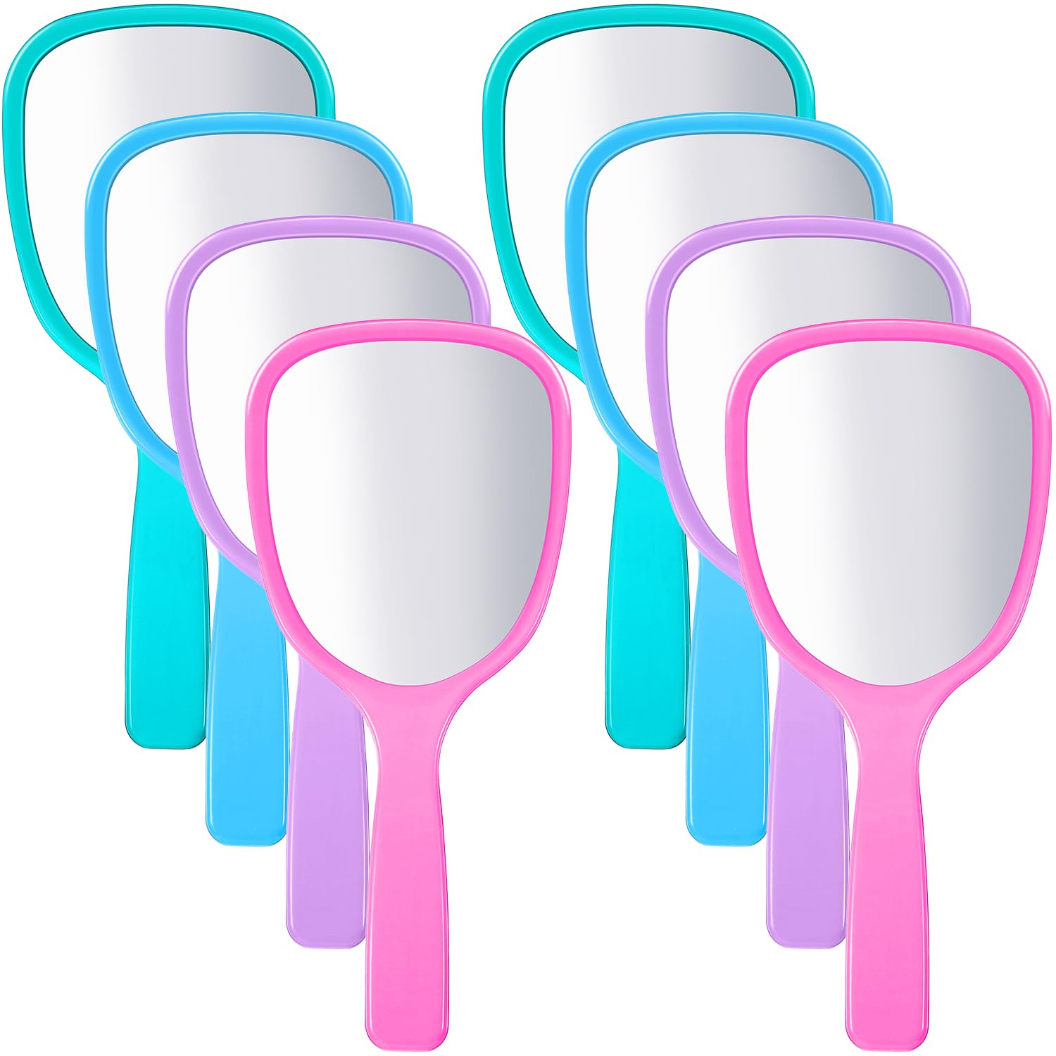 Compact Multicolored Portable Makeup Mirror