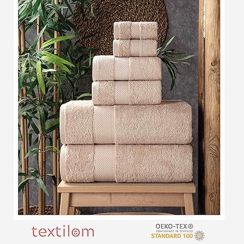 Luxury Turkish Cotton Bath Towels Set