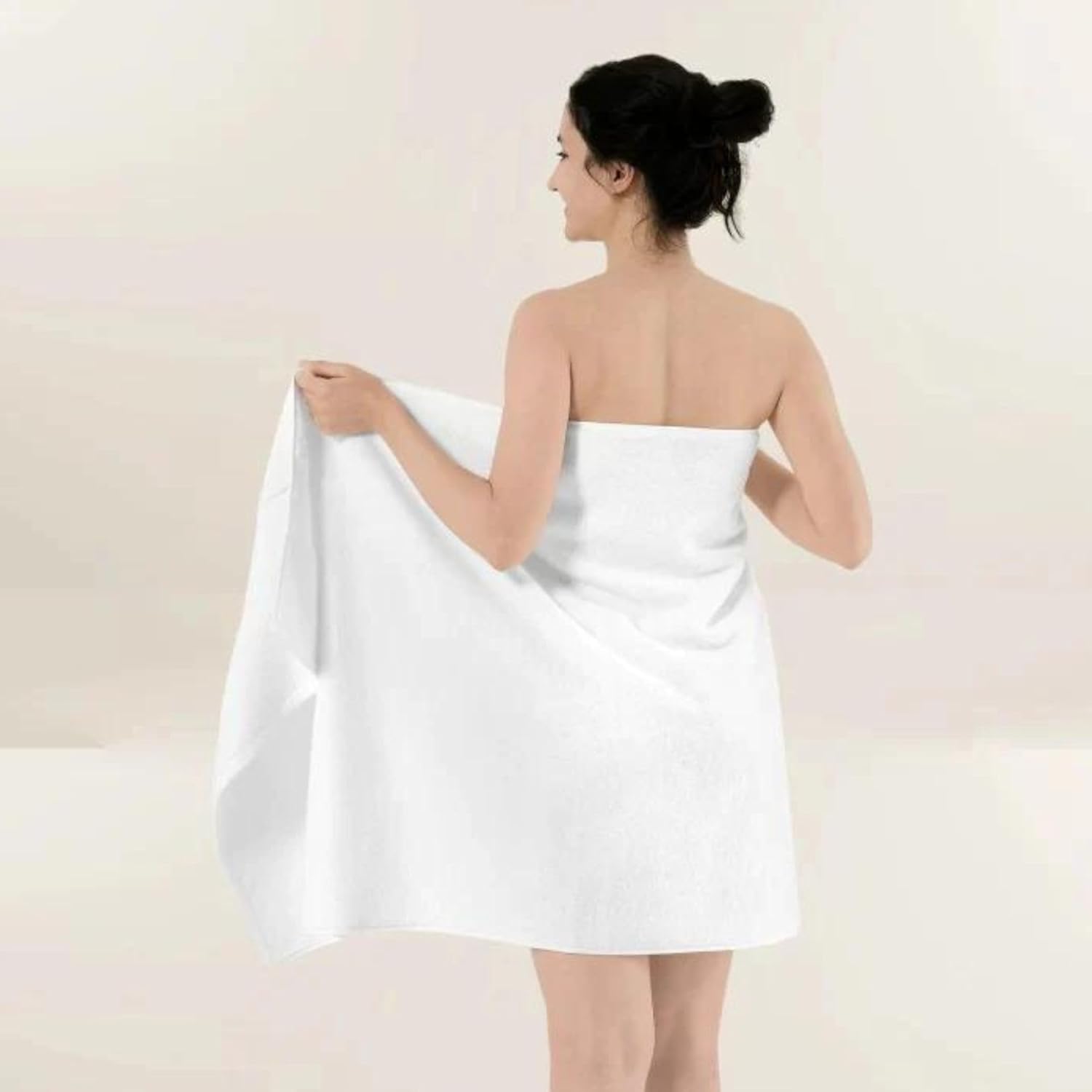 100 Turkish Cotton Oversized Bath Sheets for Washable Luxury