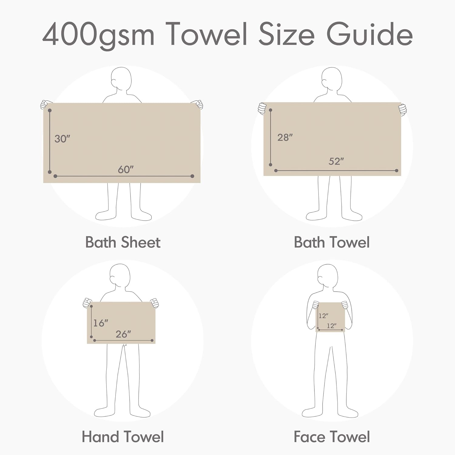 Experience Ultimate Luxury 12-Piece Cotton Bath Towel Set by Comfort Spaces