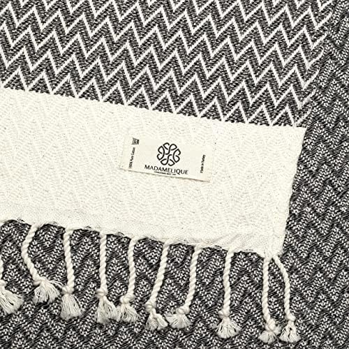 Madamelique Exclusive Hand Towels Set 2-18x40 inches