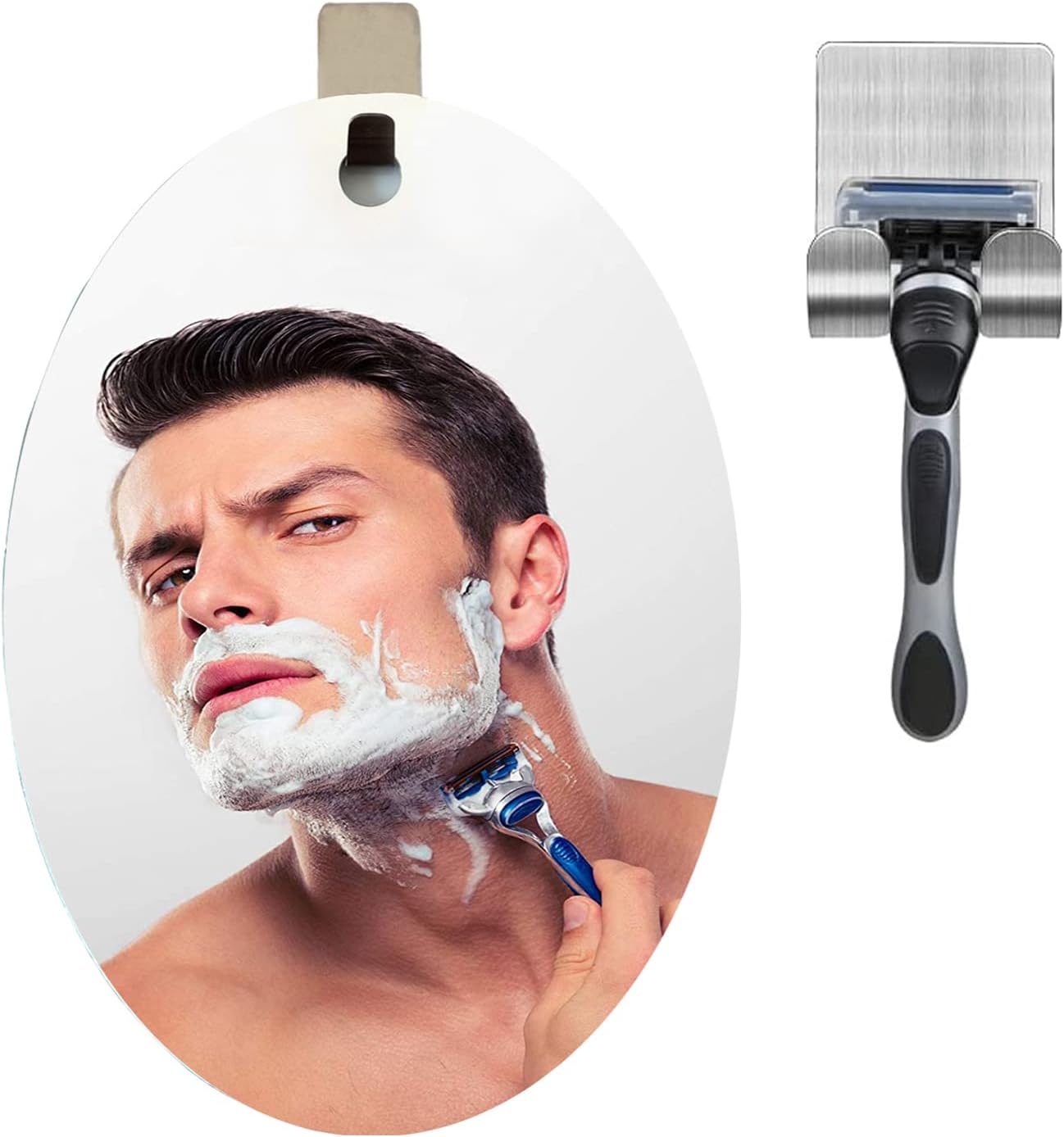 Deluxe Larger Anti-Fog Shower Mirror