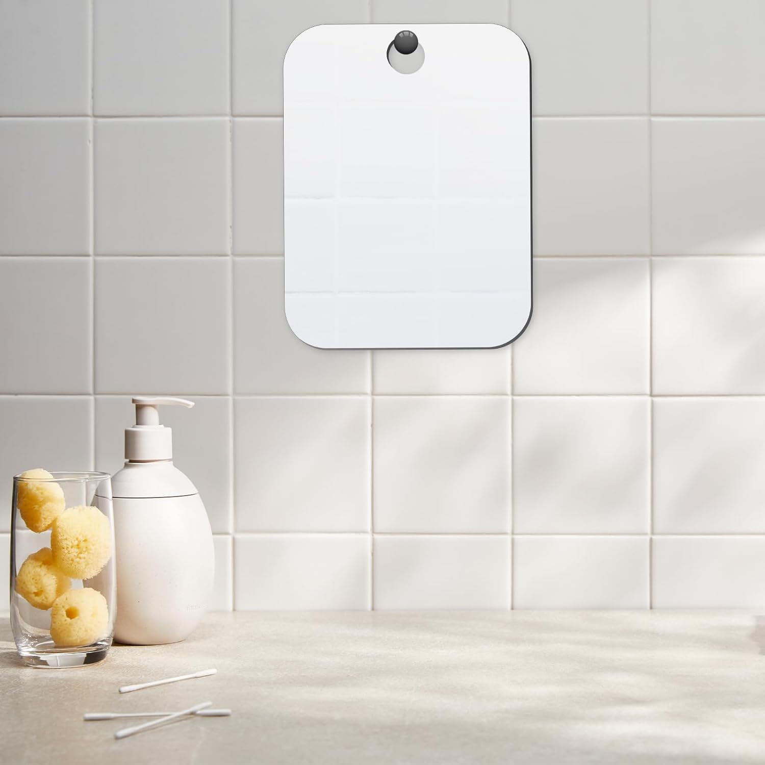 2Pcs Aiyorse shower mirror for travel