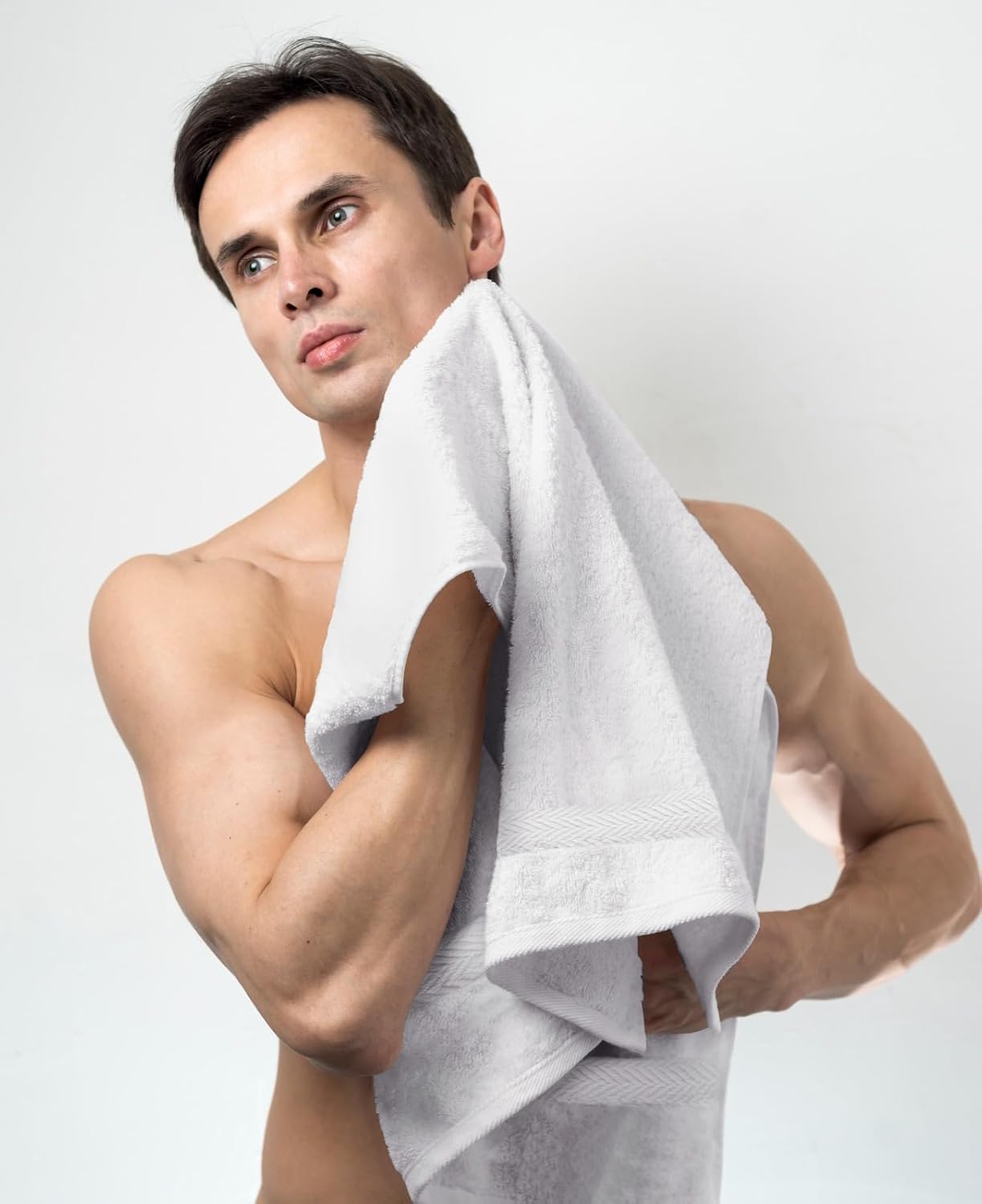 T L Towel and Linen Mart 6 Pack Bath Towel Set